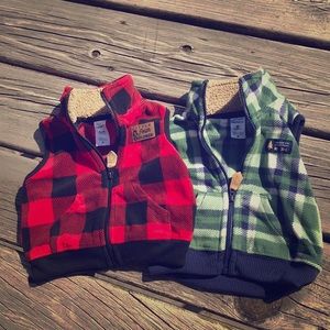 Carter’s Fleece Vests, Set of 2